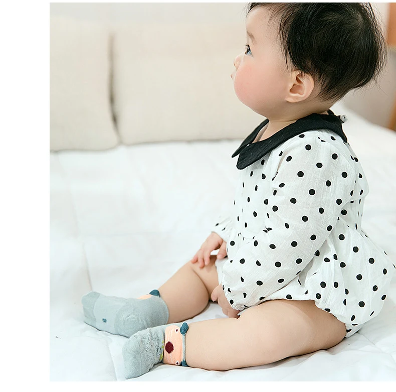 Title 7, Baby low cut shallow mouth breathable mesh sock...