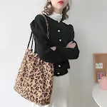 Milk Tea Leopard Print