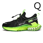 Tênis de rede casuais juvenis masculinos coloridos. Sapatos esportivos estilosos e confortáveis para o dia a dia, ideais para um visual moderno. — foto 3