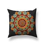 Capa de almofada de pelúcia curta com estilo étnico boêmio para sofá. Macia, decorativa e perfeita para dar um toque especial ao seu ambiente. — foto 1