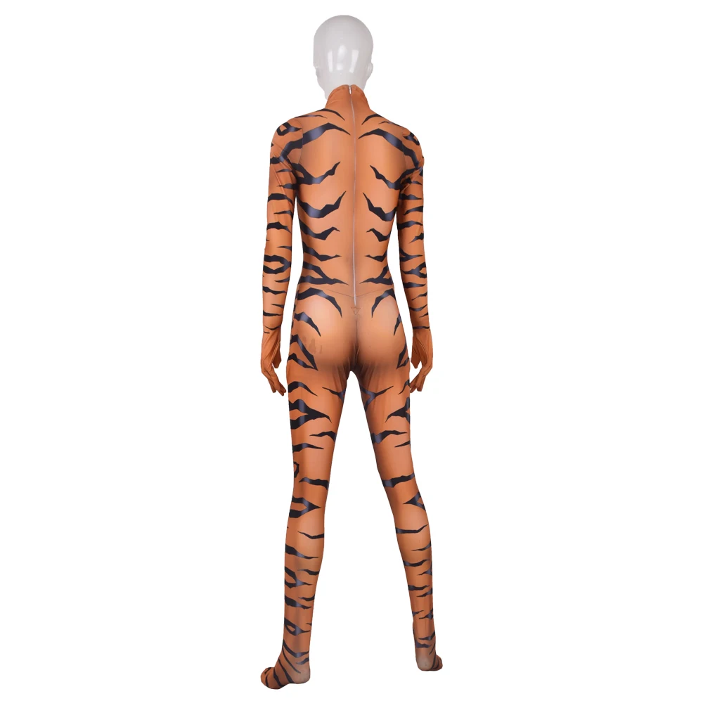 Title 6, Bodysuit com estampa de tigre para cosplay de g...