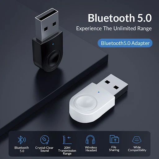 Title 1, BTA-608 5.0 Desktop PC Bluetooth Receiver Modul...