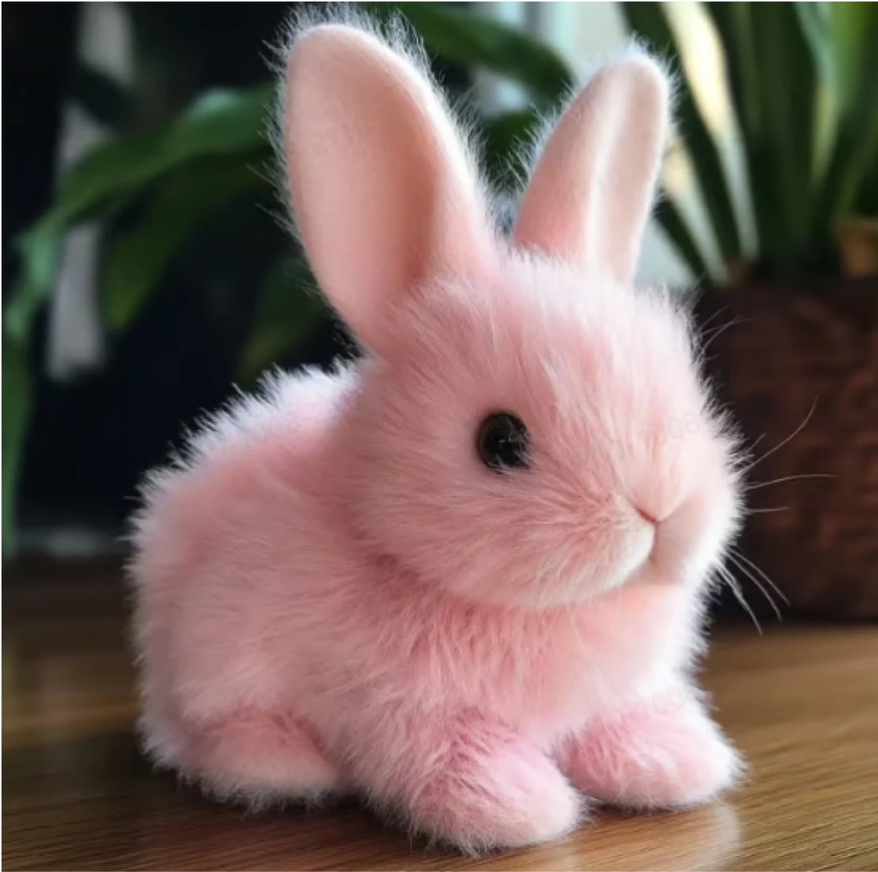 Pelúcia de Coelho Realista de Desenho Animado Criativa Brinquedo Macio Ideal para Crianças Presente Perfeito para Abraçar e se Divertir — foto 3
