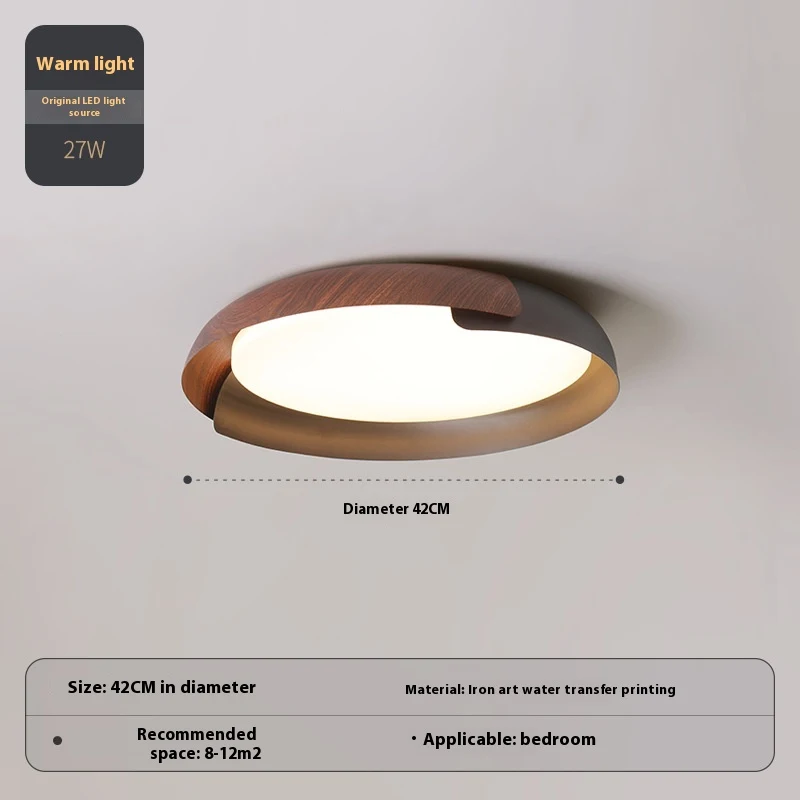Luminária de teto nórdica para quarto Iluminação LED moderna e elegante. Crie um ambiente acolhedor e relaxante no seu quarto com esta lâmpada. — foto 18