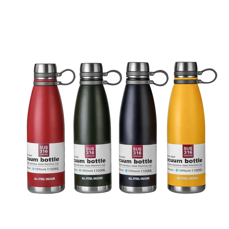 Stainless Steel Vacuum Sports Bottle Outdoor Large-capacity Cup Keeps drinks cold or hot for hours Perfect for hiking ca — photo 9