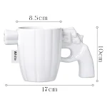 Creative Fiveshooter Ceramic Explosion-proof Mug Enjoy your drinks safely and stylishly. Innovative design and superior — photo 2