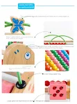 Children's Wooden Percussion Piano with Beaded Toys. Encourages creativity, develops fine motor skills and provides musi — photo 3