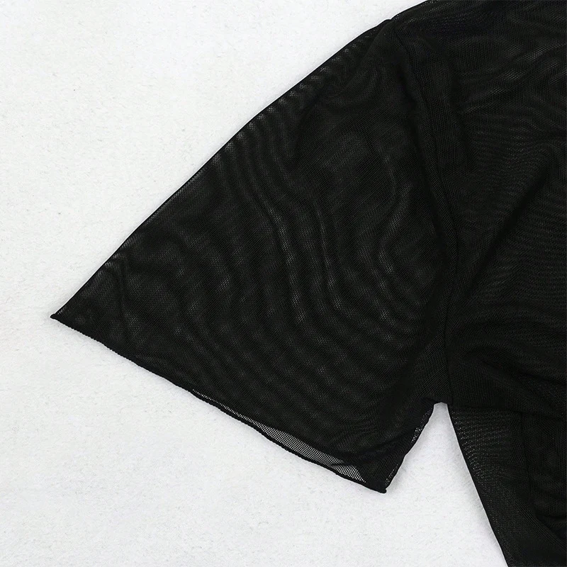 Women's Mesh Outerwear Swimsuit with Lace-up design. Stylish and comfortable for beach and pool. Perfect for summer, sex — photo 4