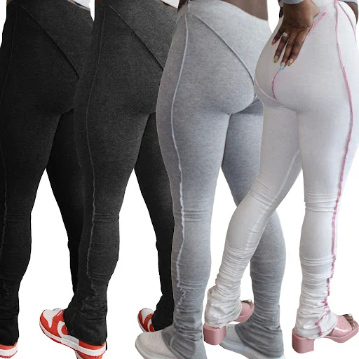 Title 8, Custom Stacked Cotton Pants