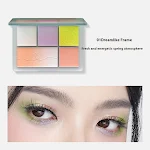 Five-Color Matte Eyeshadow Plate Multipurpose. Create stunning eye looks with this versatile palette, offering richly pi — photo 2