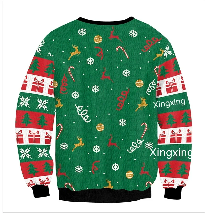 Title 5, Round Neck Long Sleeved Sweater For Couples Cas...