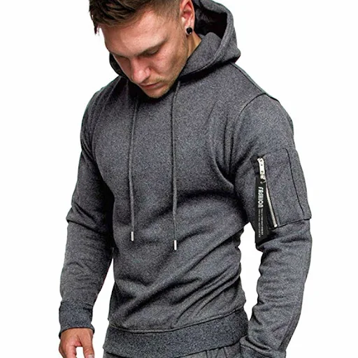 Title 3, Moda Camuflagem Capolada de Capuz Casual Slim