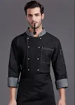 High-Grade Denim Work Clothes for Hotel, Restaurant, and Club Head Chefs. Durable, stylish, and comfortable chef apparel — photo 1