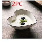 White Ceramic Creative Western Food Plate perfect for elegant food presentation. Enhance your dining experience and show — photo 5