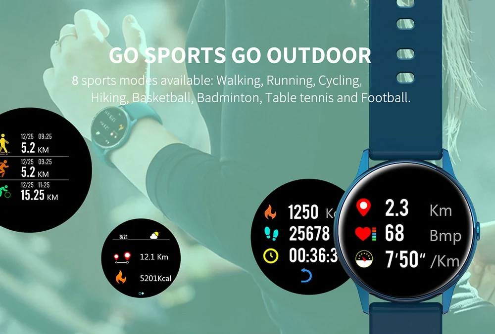 Title 8, DT88 smart bracelet for an active lifestyle. Mo...