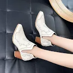 Botas Martin bordadas vintage de talla grande para mujer. Estilo retro con comodidad y elegancia. ¡Elige tu par perfecto! — foto 8