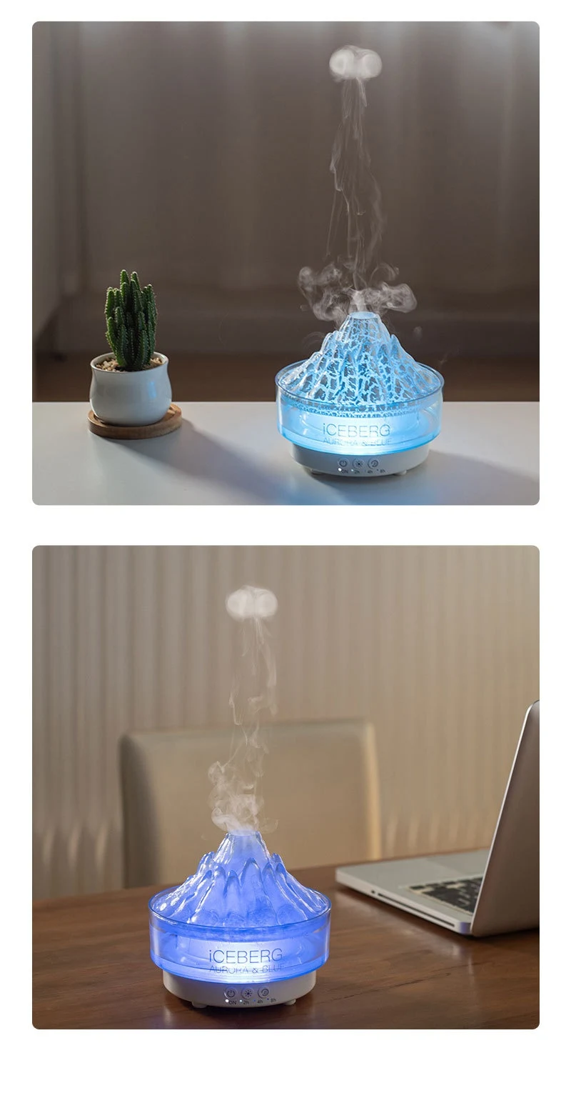 Title 8, Glacier Lava Humidifier Household USB, Colorful...