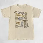 Camiseta estampada Cool Cat Vintage unissex — foto 5