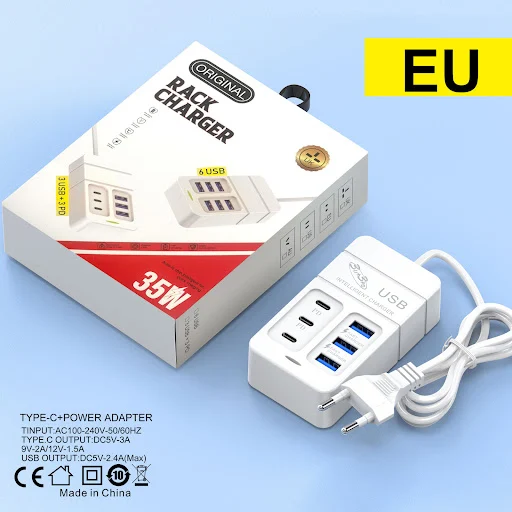 Title 4, Power Strip Mobile Phone Charger Charge multipl...