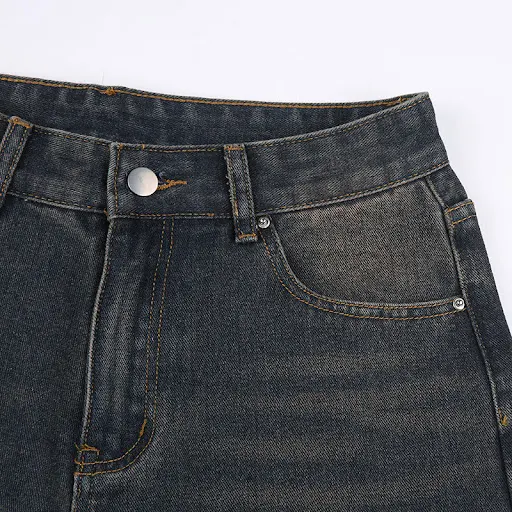 Title 7, Damen Retro Straight Jeans