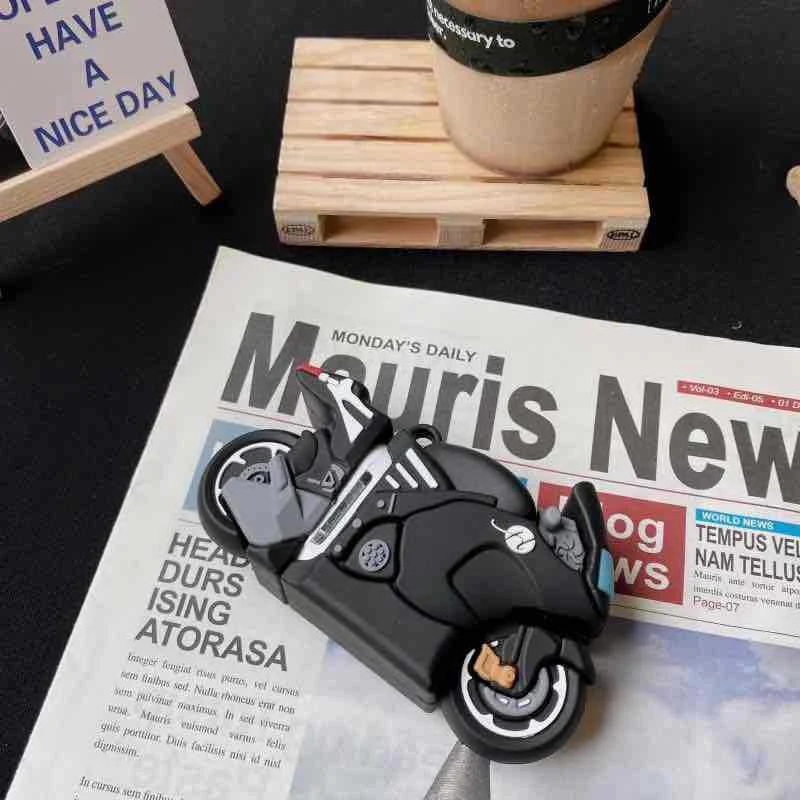 Apple compatible cool locomotive earphone shell. Protect your AirPods in style with this unique and fun design. A perfec — photo 4