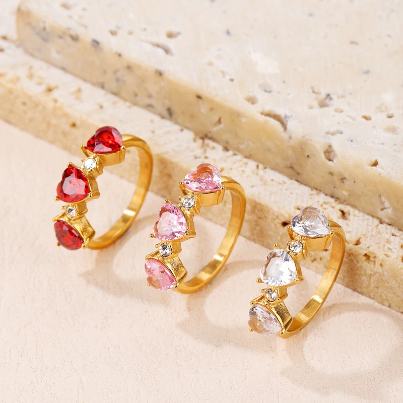 Anel de joia de amor com design minoritário de luxo leve, uma joia que simboliza amor e sofisticação, ideal para expressar sentimentos. — foto 13