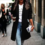 Women's Fashion Thickened Woolen Coat Stay warm and stylish this winter Comfortable and cozy Perfect for cold weather pr — photo 2