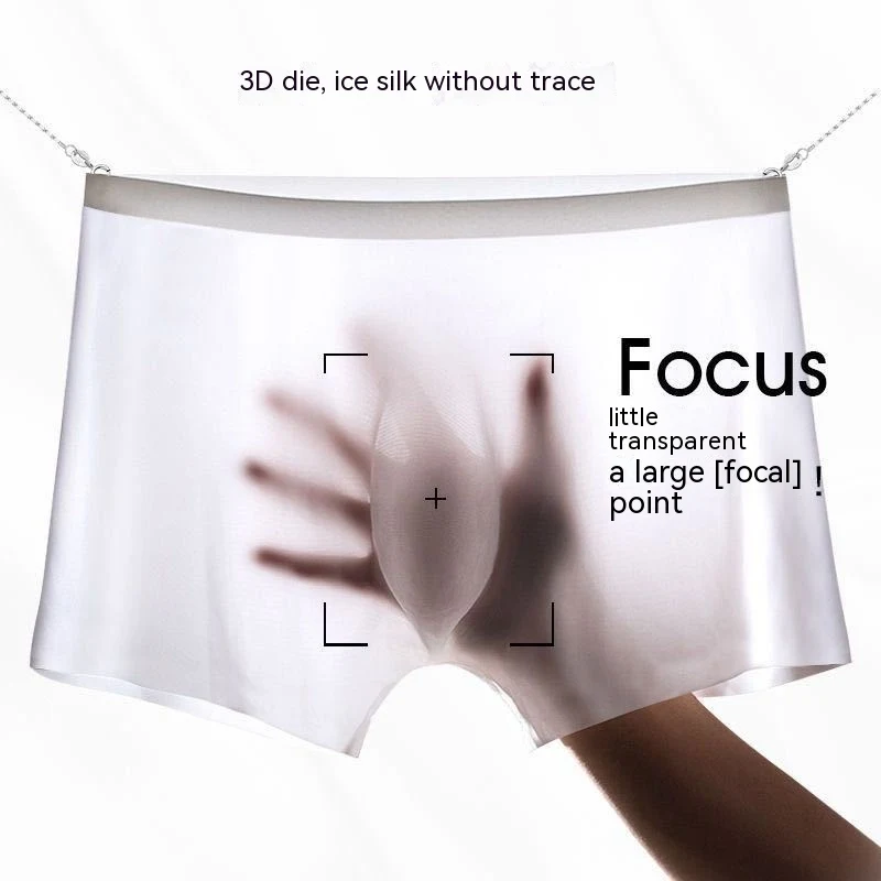 Title 5, Herren 3D Punch Transparente Ultra-dünne Boxers...