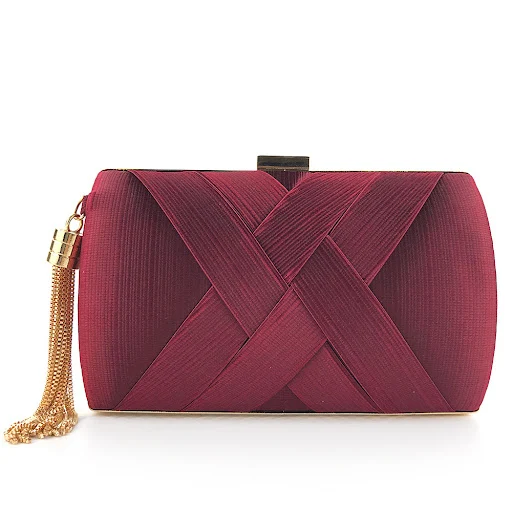 Title 4, Večera Saten Fashion TASSEL kvačilo