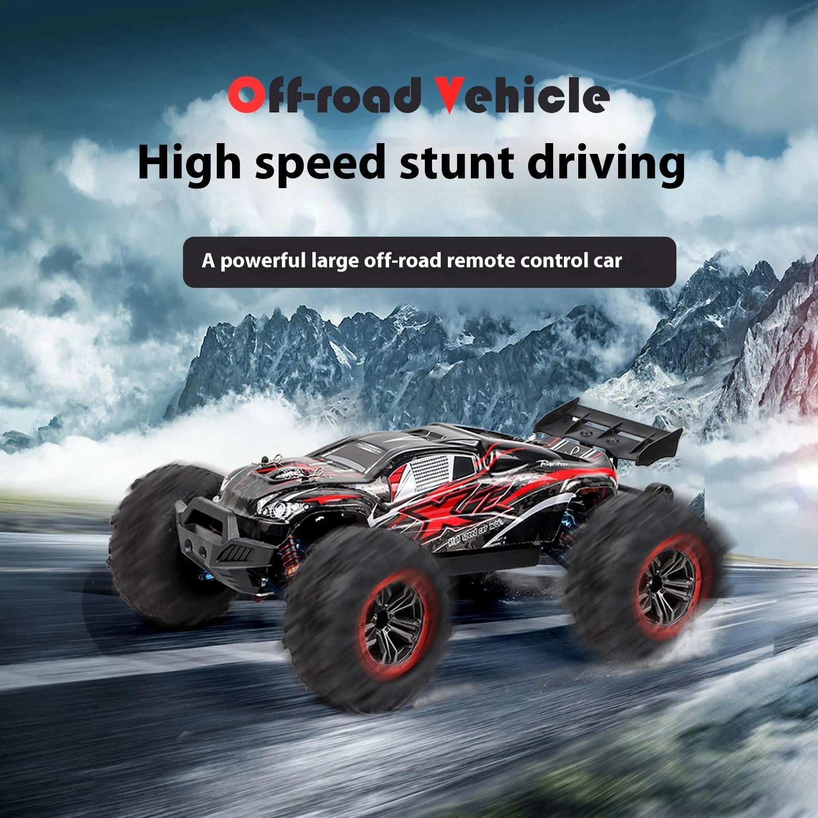 F14B Carro de Controle Remoto de Velocidade 110 Off-road Brinquedo Domine a aventura. Velocidade, controle e diversão off-road garantidos neste carro irado. — foto 7