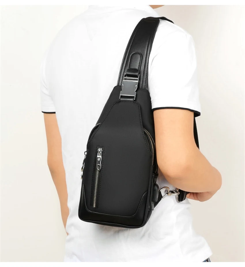 Title 23, Bolsa de peito Oxford masculina, impermeável e ...