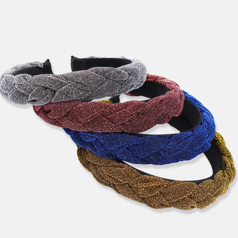 Diadema nuevo de seda brillante europeo y americano para mujeres, suave, elegante, versátil, perfecto para peinados y comodidad diaria. — foto 2