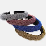 Diadema nuevo de seda brillante europeo y americano para mujeres, suave, elegante, versátil, perfecto para peinados y comodidad diaria. — foto 2