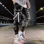 Men's All Match Spring and Summer Thin Style Cool Loose Casual Pants Overalls. Comfortable, versatile, and perfect for e — photo 5