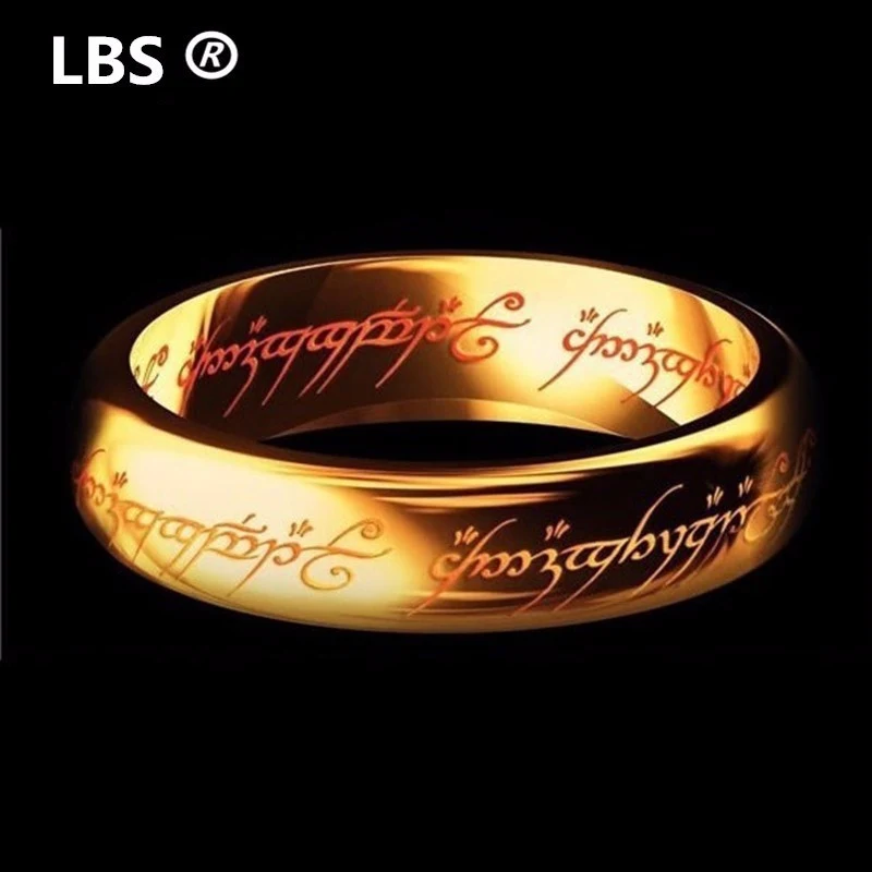 Anel de poder midi ZORCVENS de aço inoxidável dourado, anel de casamento, joia da moda para amantes, atacado feminino. — foto 3