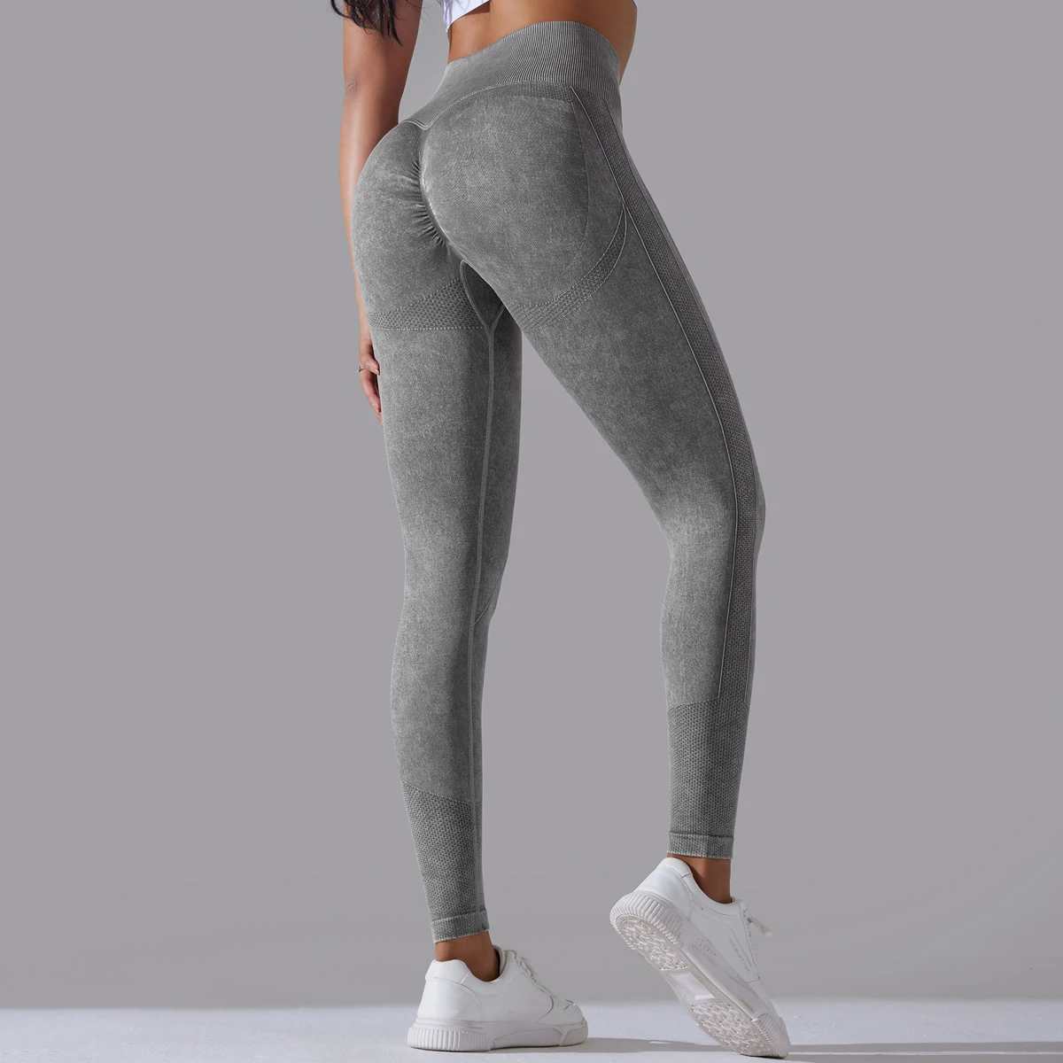 Title 20, Calças de ioga sem costura femininas, cintura a...