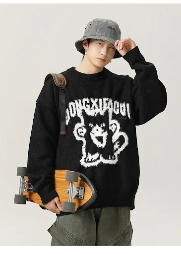 Title 15, Cartoon Hand-painted Artificial Mink Round Neck...