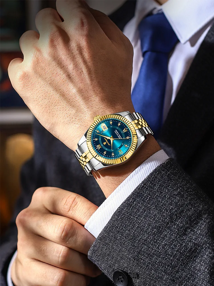 Title 4, Reloj de negocios de moda automático para hombr...