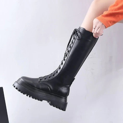 Title 4, Womens High-Top Plus Velvet Platform Ski Boots