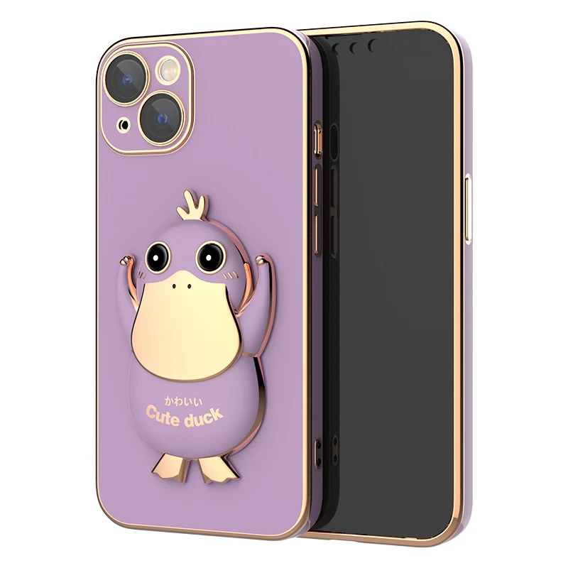 Title 9, Three-dimensional Cute Duck Mobile Phone Shell ...