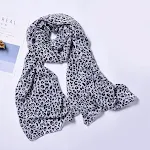 Black And White Leopard Print