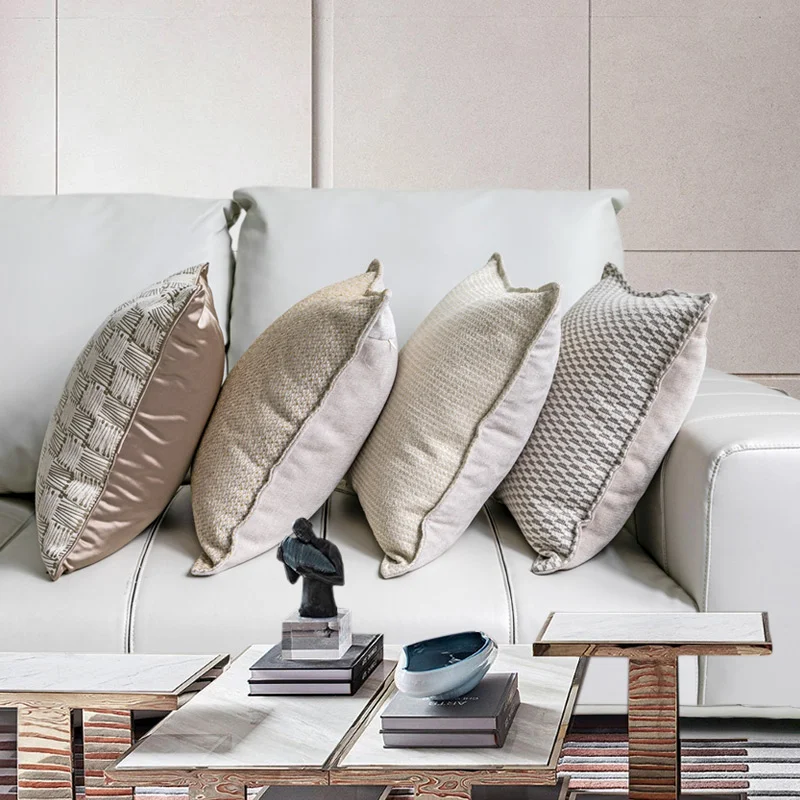 Capa de almofada para sofá moderna e simples Renove sua sala com esta capa elegante e fácil de usar. Conforto e estilo para um ambiente aconchegante. — foto 7
