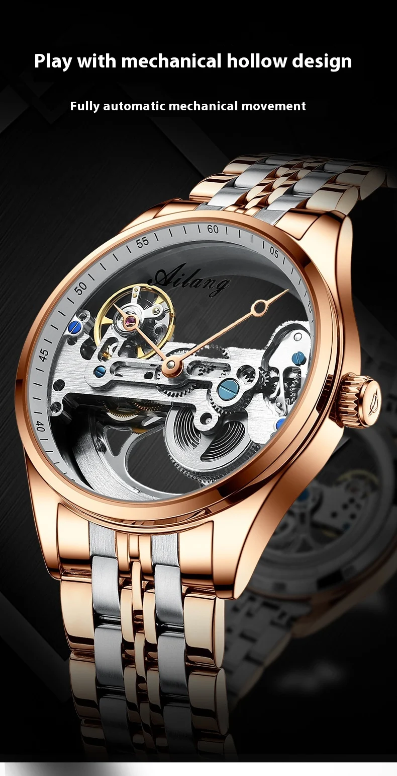 Title 12, Reloj Mecánico Automático Hueco Generación Cabe...