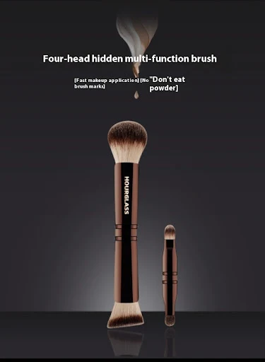 Title 1, Four-head Hidden Multifunctional Makeup Brush P...