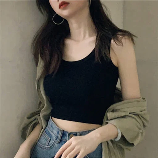 Title 5, Short Inner Bottoming Sleeveless Camisole Women...