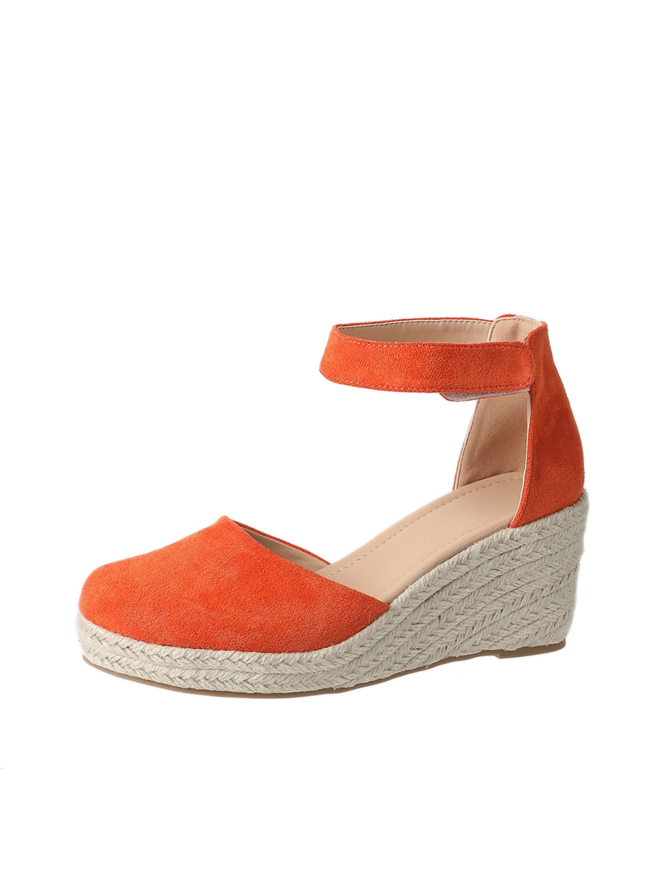 Stylish Women's Closed Toe Wedge Sandals, Platform, Straw Woven, Hemp Rope. New sandals for ultimate comfort and fashion — photo 6