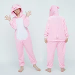 Pijamas infantis de uma peça com animais de desenho animado, macios e confortáveis, ideais para crianças, perfeitos para dormir e brincar, um ótimo presente. — foto 1