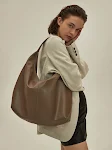 Bolsa tote cáqui outono e inverno, macia e casual, grande capacidade com zíper, ideal para trabalho, escola e compras. — foto 8