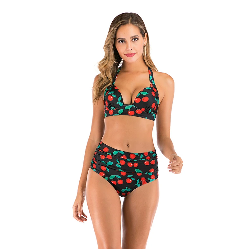 Title 16, Sexy Printed High-waisted Two-piece Swimsuit, p...