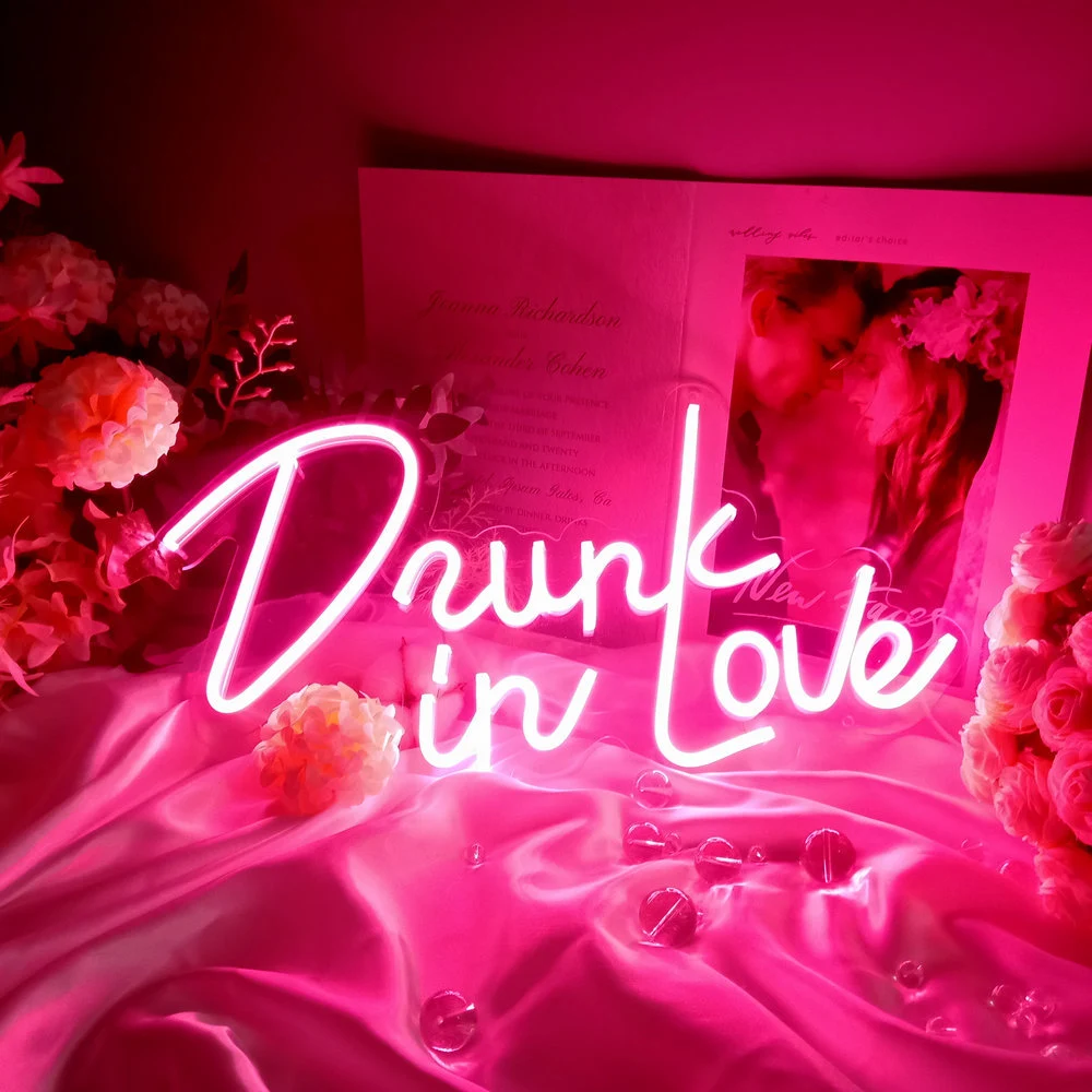 Title 4, New Creativity Letter Shape Decoration Neon Lig...